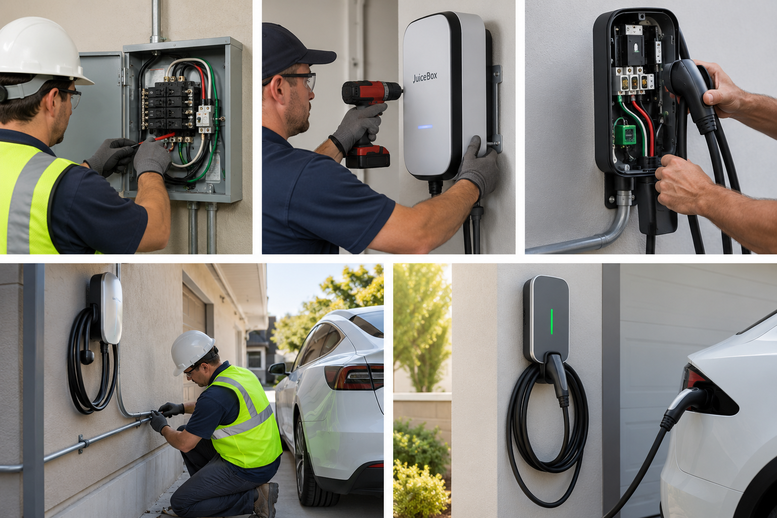 Ev charger installation