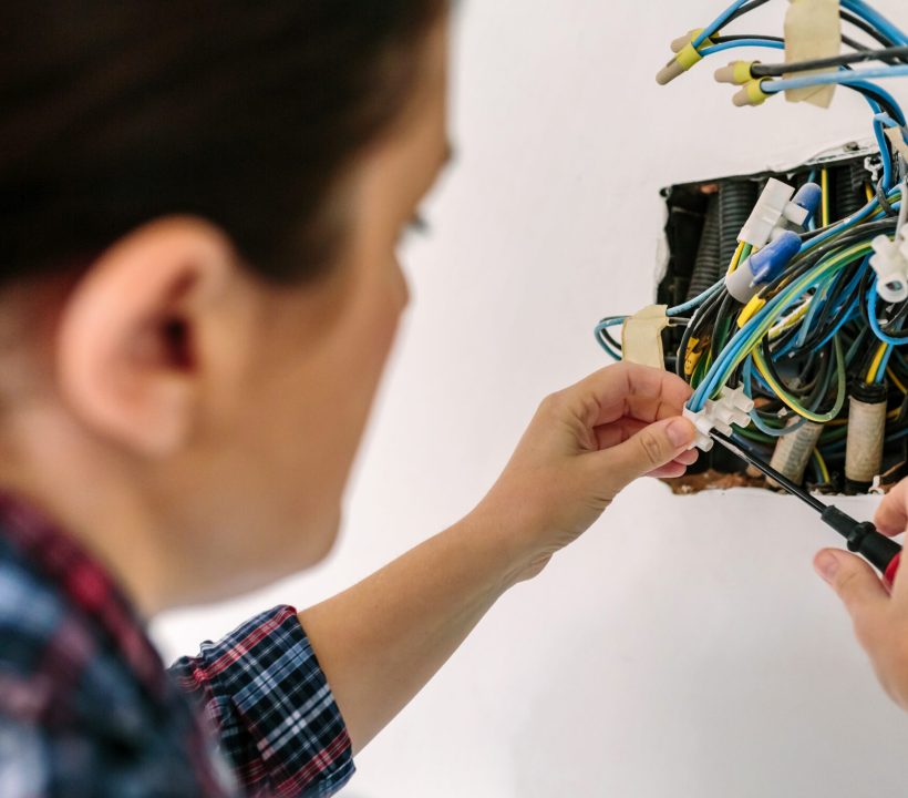 electrician working on the electrical installation 2021 09 03 16 56 01 utc scaled